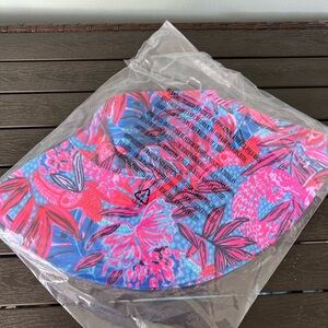 Lilly Pulitzer Ruby Red Wild Times Sun Hat